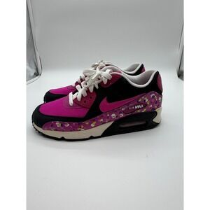 Nike Air Max 90 GS Fuschia Confetti Sneakers‎ Size 7Y/8.5 Women's